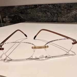 SwissFlex classic rimless frame, brown
